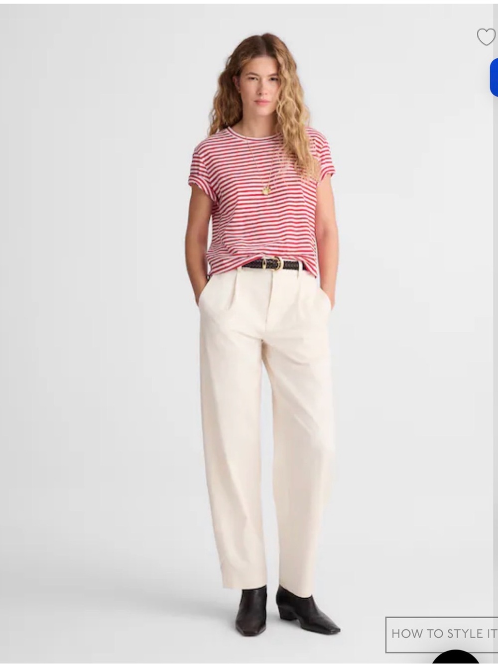 Madewell The Barrel-Leg Pant in Drapey Twill